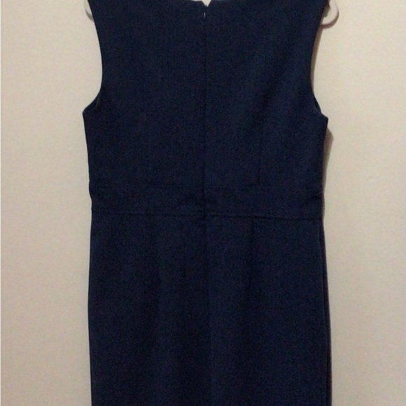 Ladies navy denmin look dress - Picture 5 of 7
